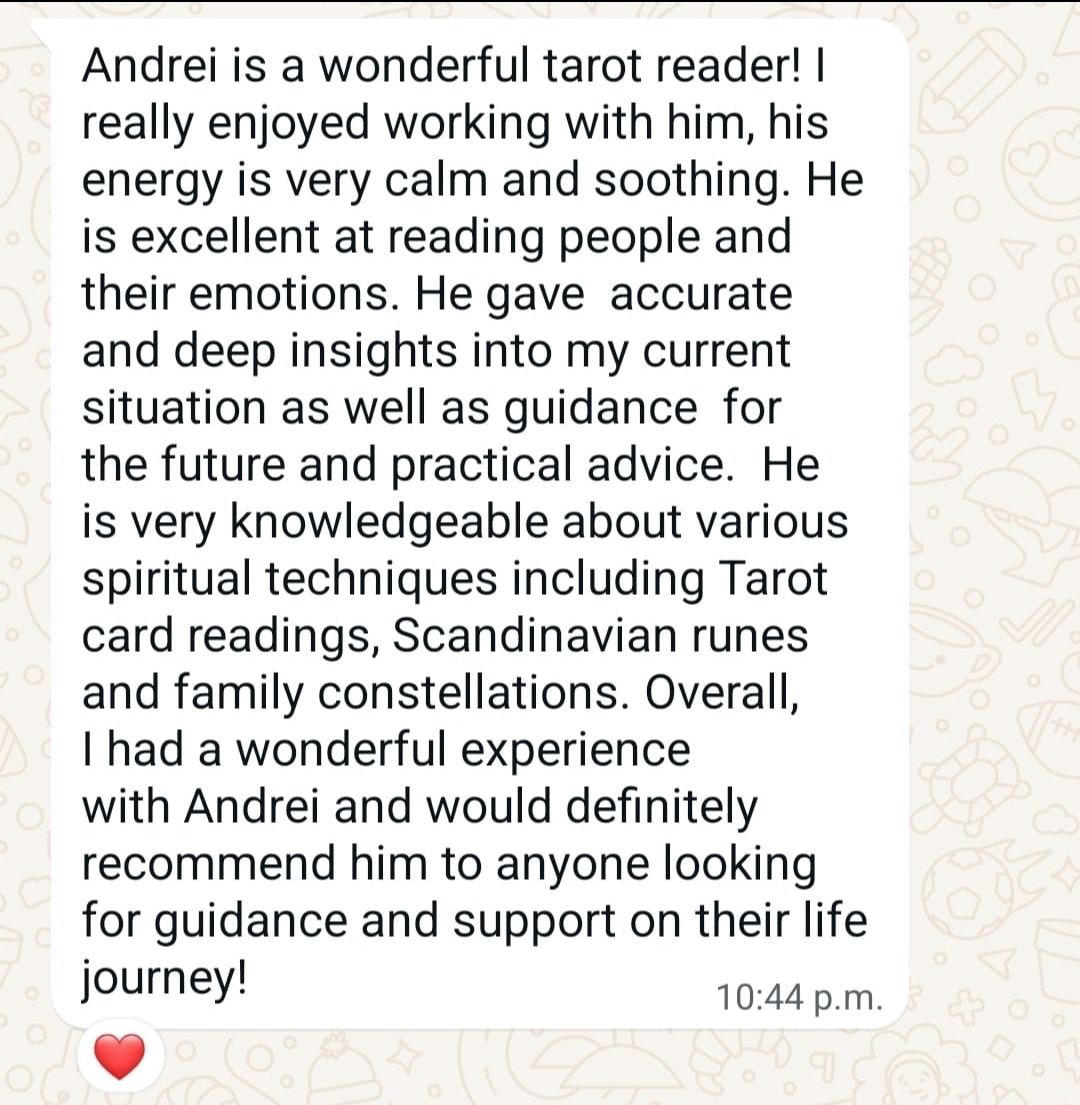 Testimonials in English: photo testimonial